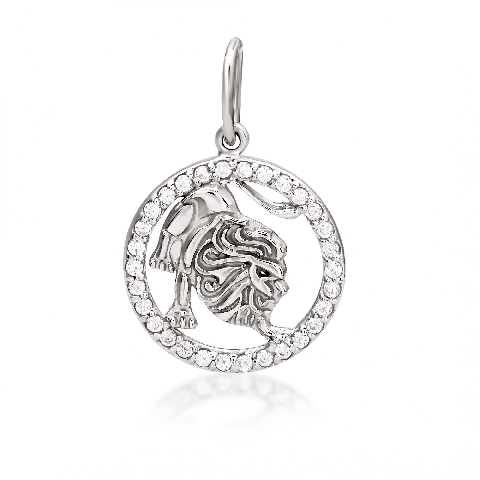 

Серебряный подвес HARMONY с30221 бел.