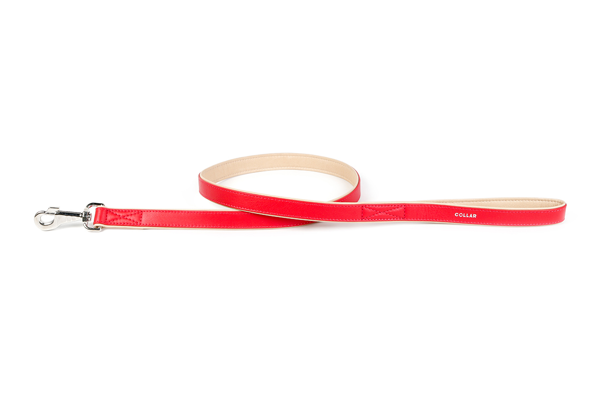 

Поводок Collar Brilliance без украшений 122 см 18 мм Красный (38883)