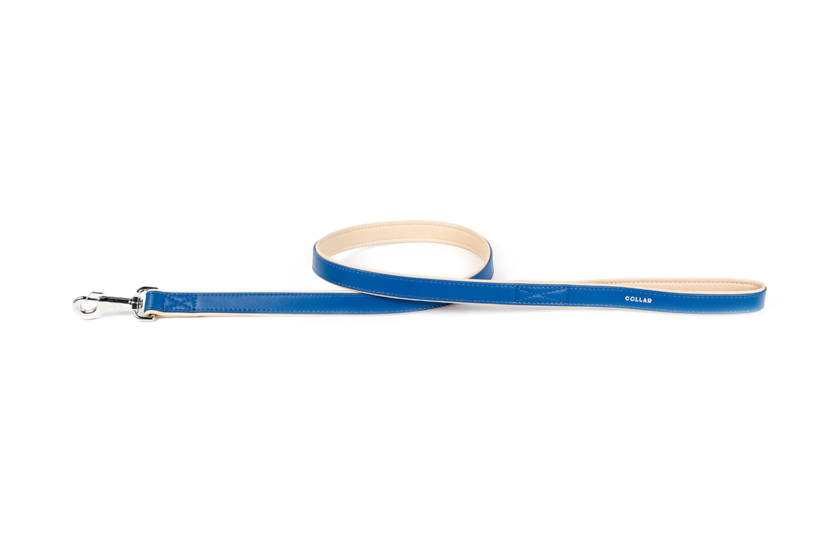 

Поводок Collar Brilliance без украшений 122 см 18 мм Синий (388812)