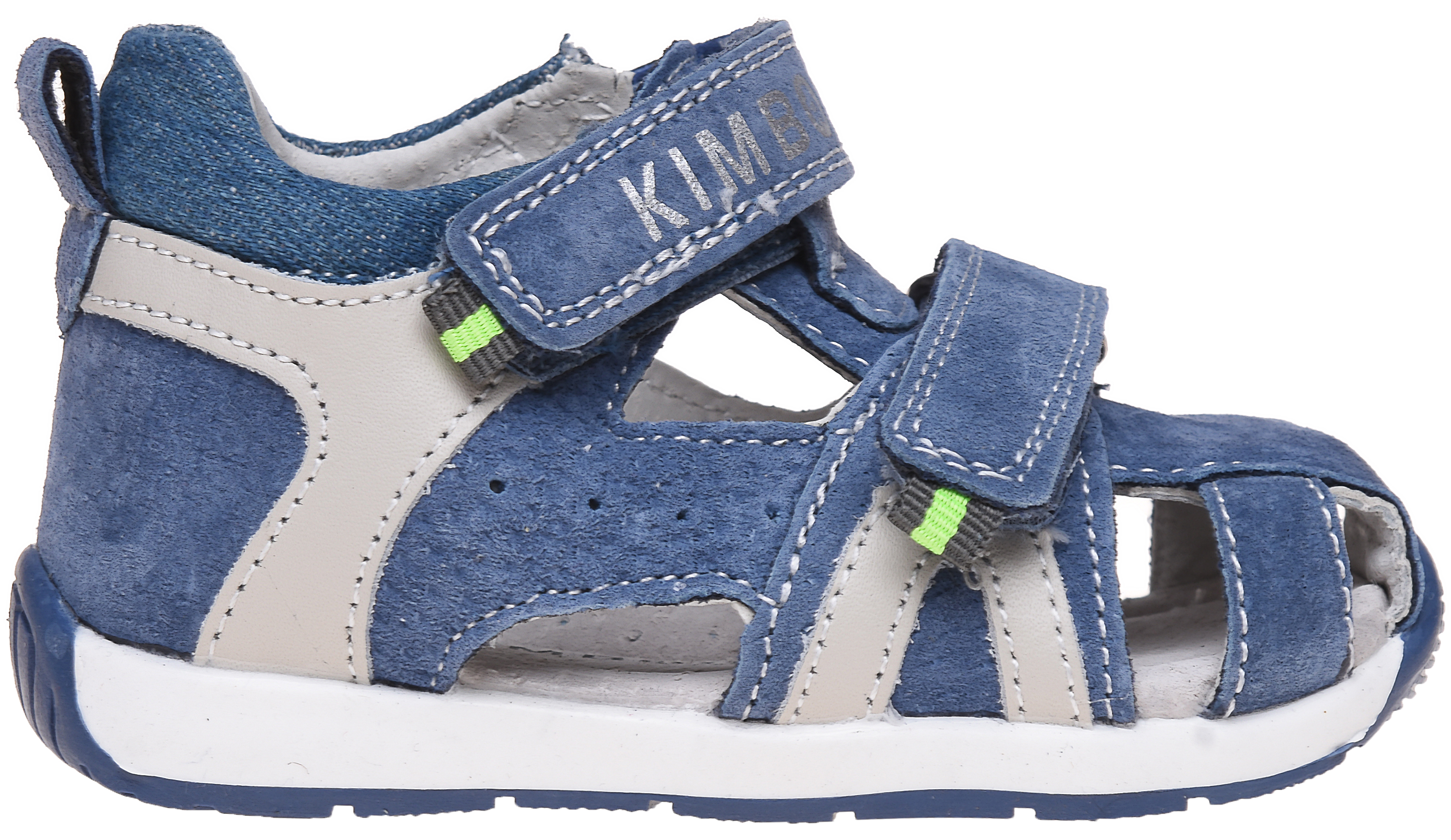 

Сандалии кожаные Kimboo H116-1B 25 15.5 см Голубые (ROZ6400008120)