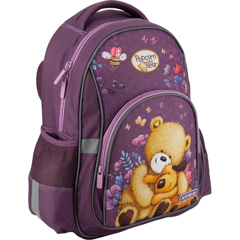 

Рюкзак школьный Kite 518 Popcorn the Bear PO19-518S Фиолетовый