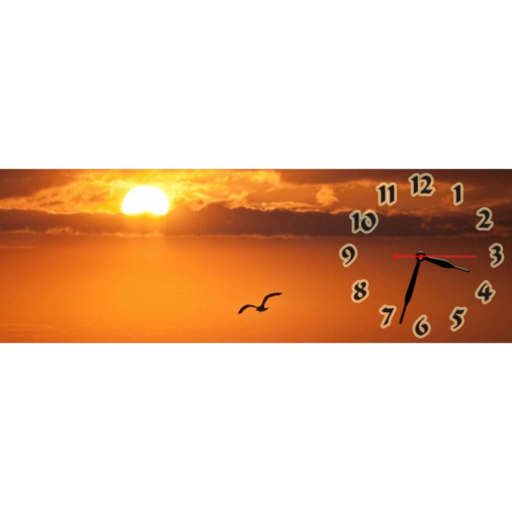 

Настенные часы IdeaClock с пейзажем Чайка