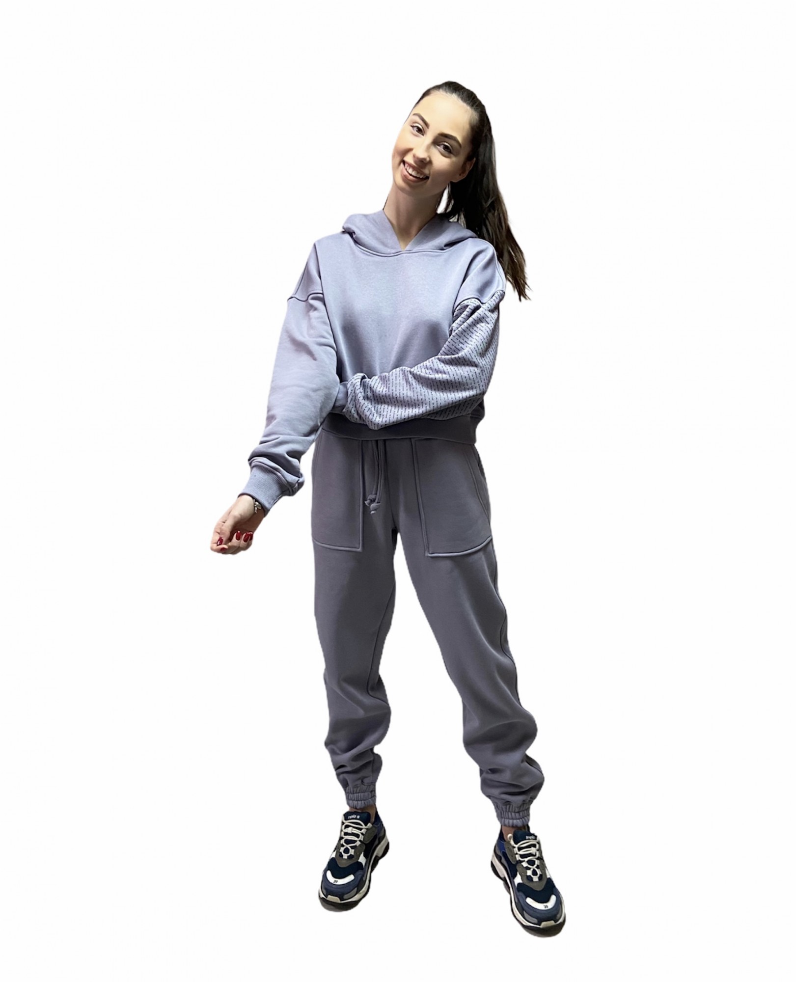 

Спортивний костюм De Brazza Рукав L/XL сіро-фіолетовий