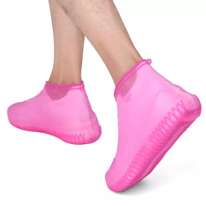 

Силиконовые водонепроницаемые бахилы Чехлы на обувь WSS1 M 39-41р Pink SKL25-223353