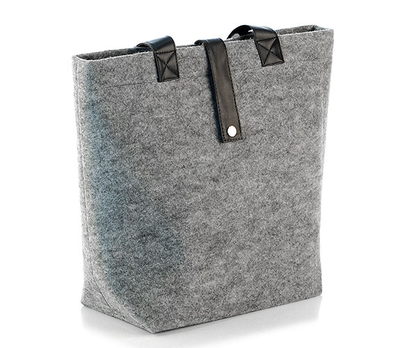 

Сумка FeltFabricDesign из войлока на кнопке серая ВМ3