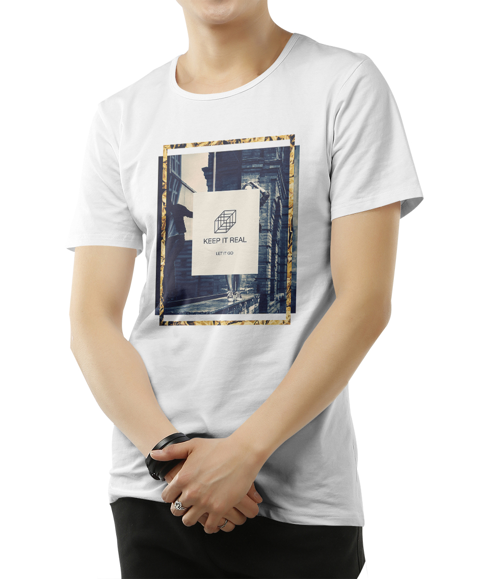 

Футболка с модным принтом OWEAR HQ38WH  Белый, Футболка с модным принтом OWEAR HQ38WH XS Белый