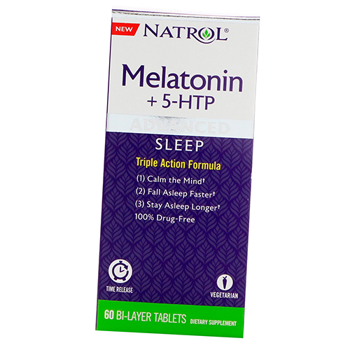 

Melatonin+5-HTP Advanced Sleep Natrol 60таб (72358014)