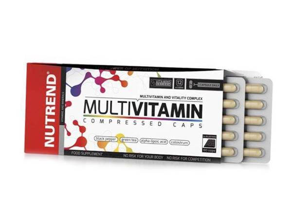 

Мультивитаминный комплекс, Multivitamin Compressed, Nutrend 60капс (36119009)
