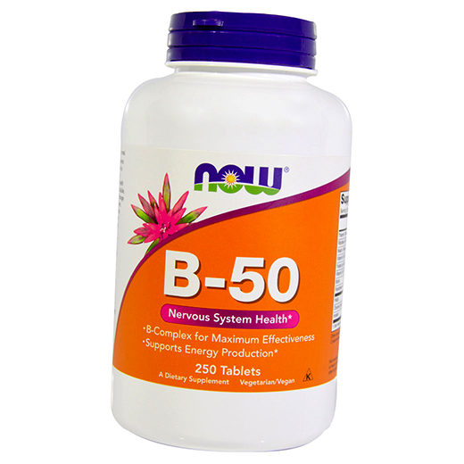 

Витамины группы В, B-50 Tab, Now Foods 250таб (36128393)
