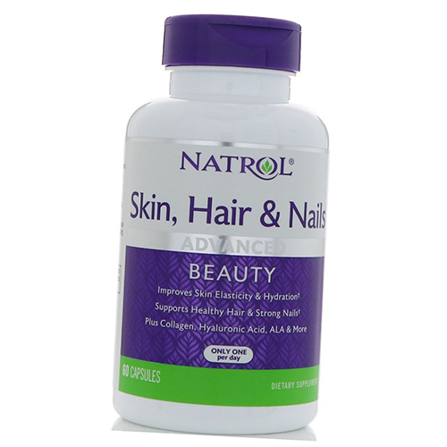 

Комплекс кожа, волосы, ногти, Skin, Hair & Nails, Natrol 60капс (36358035)