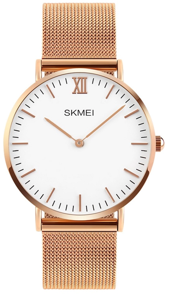 

Мужские часы Skmei 1181BOXSRG Rose Gold Case Mesh Band BOX