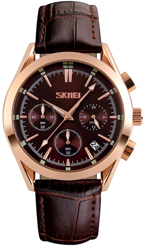 

Мужские часы Skmei 9127BOXBN Brown BOX