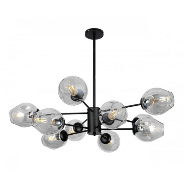 

Люстра молекула Levistella 7526035-10 BK+CL