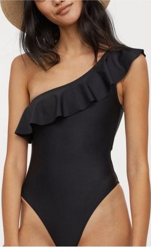 

Купальник слитный женский H&M 7436040 38 Черный