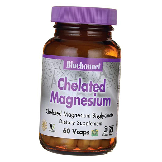 

Магний Хелат, Chelated Magnesium, Bluebonnet Nutrition 60вегкапс (36393059)