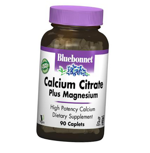 

Bluebonnet Nutrition Calcium Citrate plus Magnesium 90каплет (36393063)