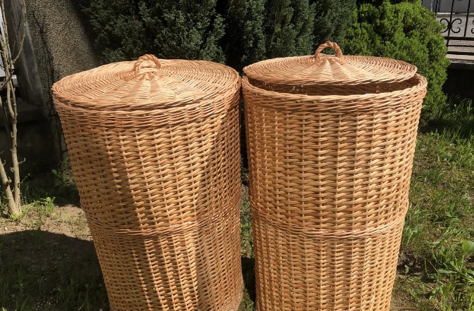 

Корзина для белья из лозы d45 x h75 см