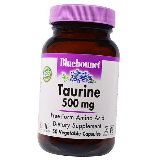 

Таурин, Taurine 500, Bluebonnet Nutrition 50вегкапс (27393004)