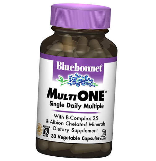 

Bluebonnet Nutrition MultiOne 30вегкапс (36393040)