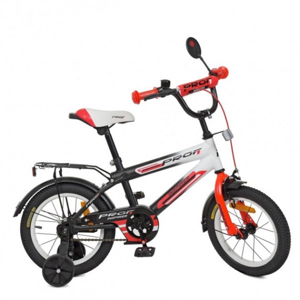 

Велосипед PROFI Inspirer 14" SY1455 Black / White / Red (MAS40857)