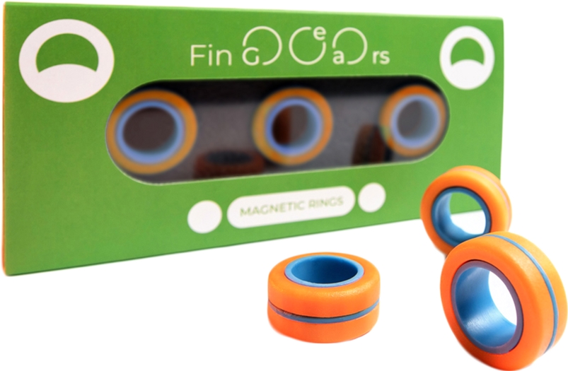 

Магнитные кольца FinGears Magnetic Rings Sets Size S Orange-Blue (FG380SORBLU)