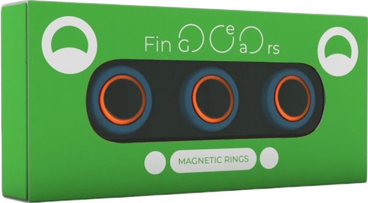 

Магнитные кольца FinGears Magnetic Rings Sets Size S Blue-Orange (FG380SBLUOR)
