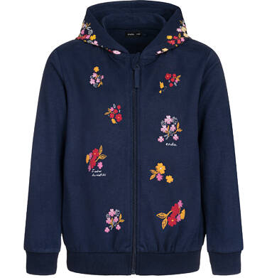 

Толстовка для девочки Endo D04C023,синяя 92см