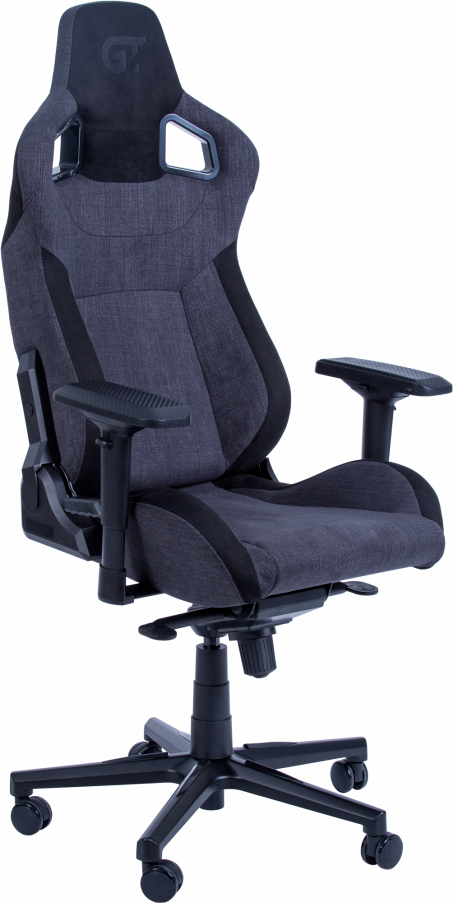 

Кресло геймерское GT RACER X-8005 Dark Grey/Black Suede