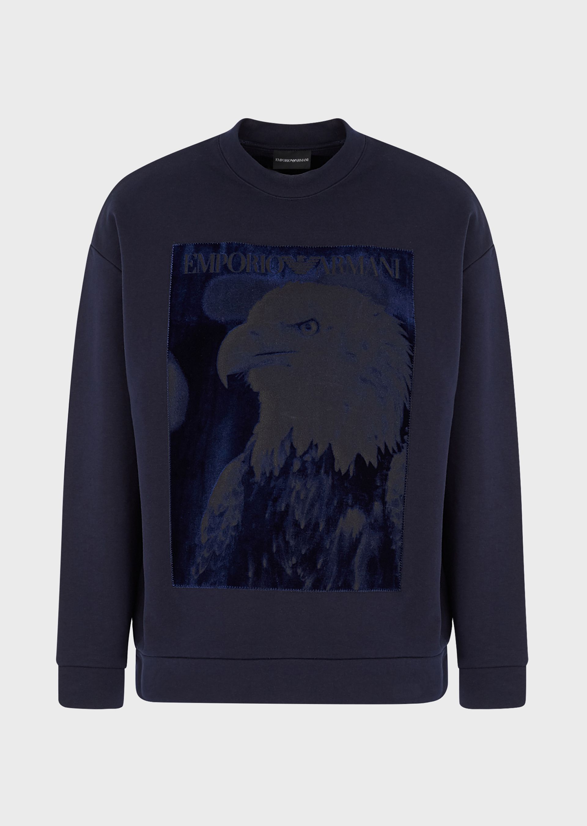 

Толстовка Emporio Armani L Синяя 6G1MF7.1J36Z