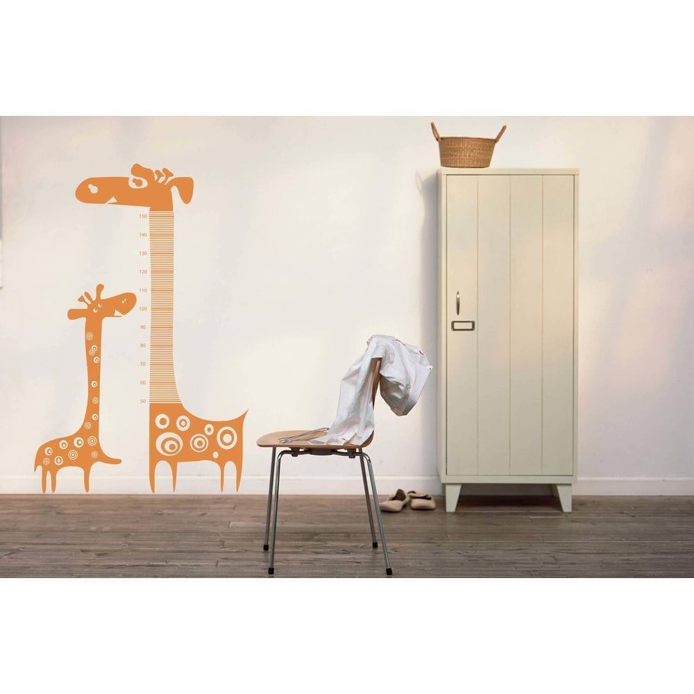 

Интерьерная виниловая наклейка на стену IdeaClock Giraffe, height meter 120х180 см Оранжевая(39204-46)