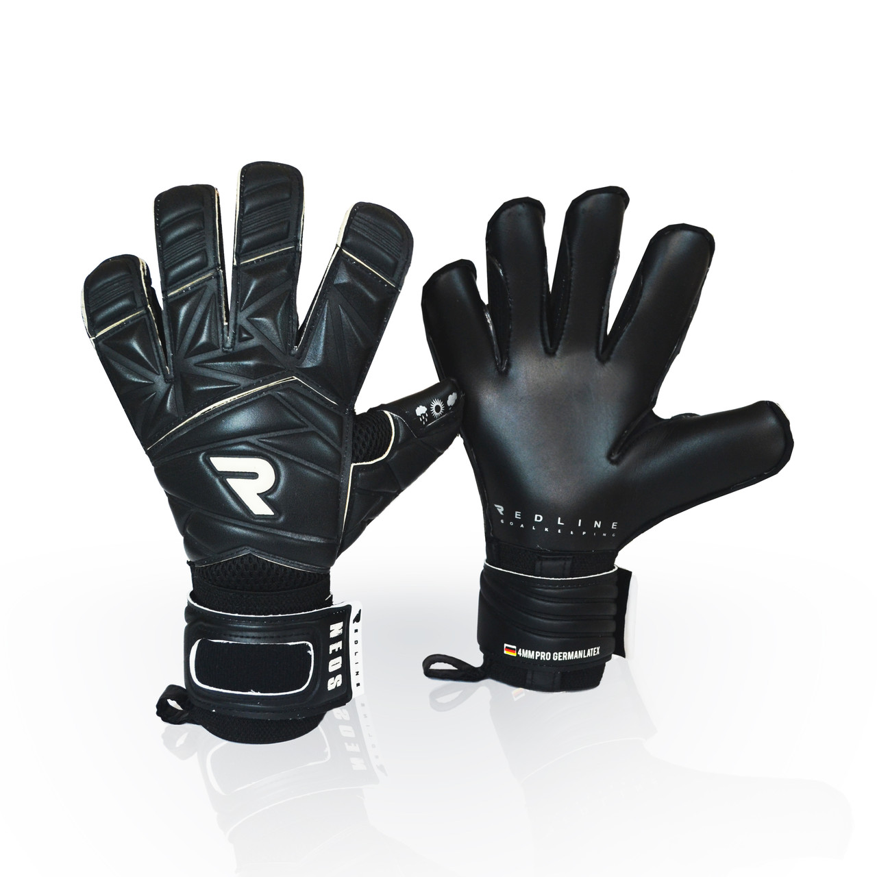 

Вратарские перчатки Redline Total Black 10 (RLM13)