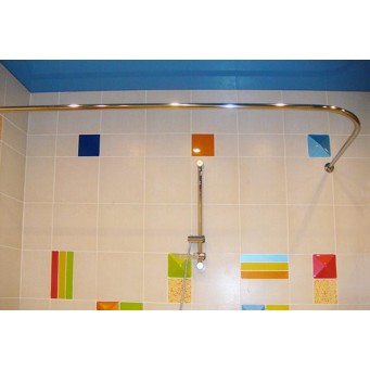 

Карниз для ванной Комфорт угловой 120×70