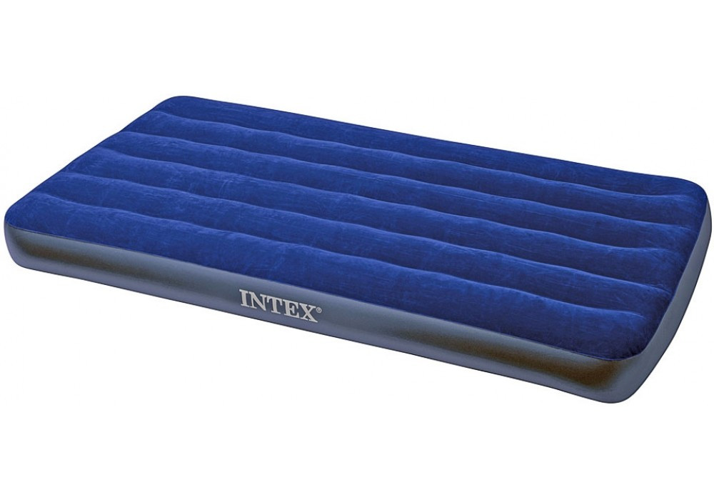 

Матрас надувной одноместный велюр 64757 Intex Classic Downy Синий (gr_011056)