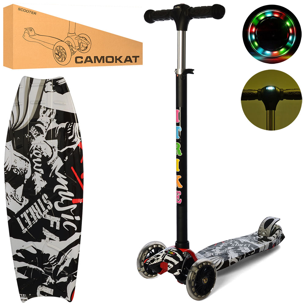 

Самокат iTrike MAXI JR 3-055-L-WP8 принт