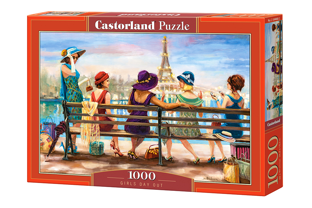 

Пазлы Castorland 1000 "Парижская жизнь" 68*47 см