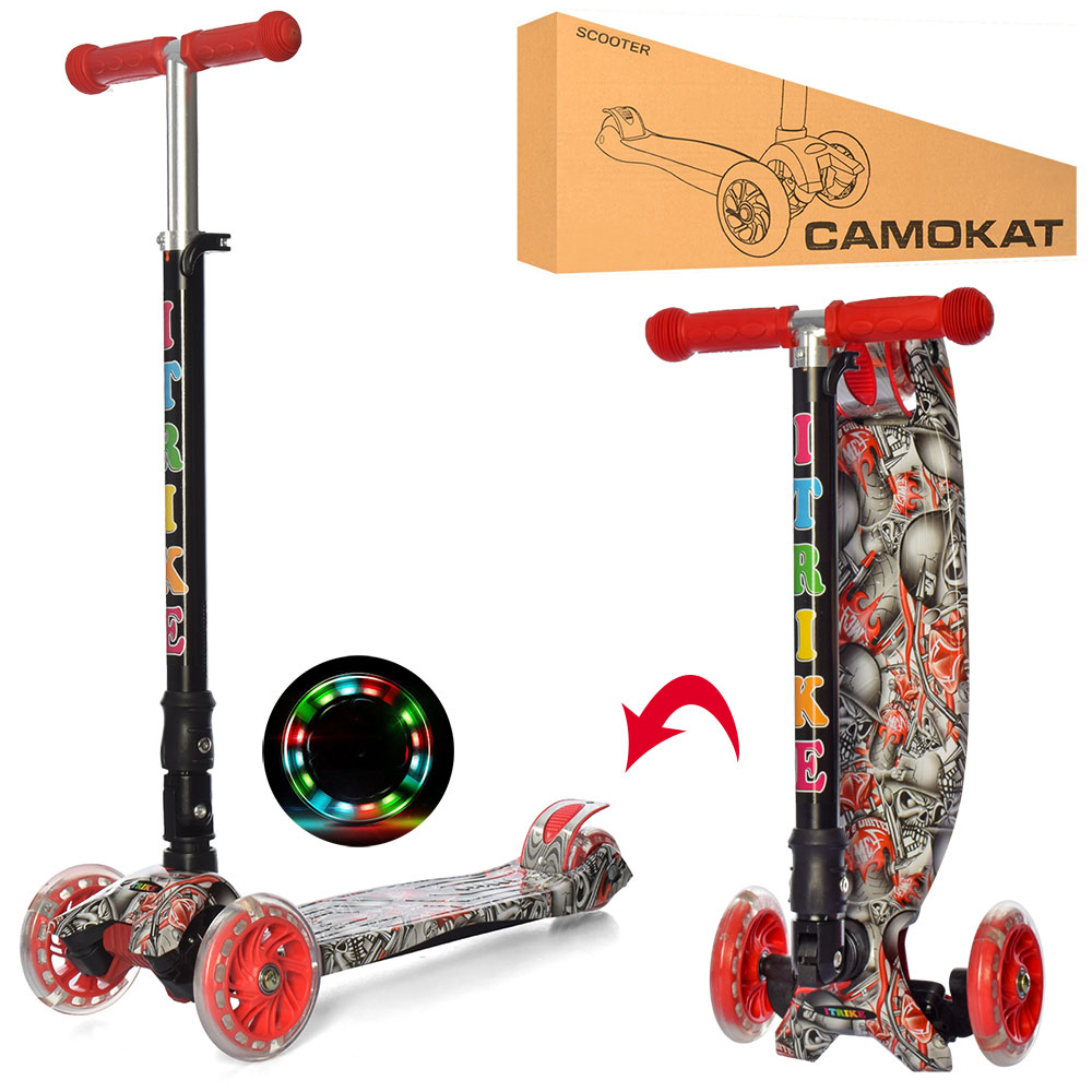 

Самокат iTrike MAXI JR 3-003-1-WP4 принт