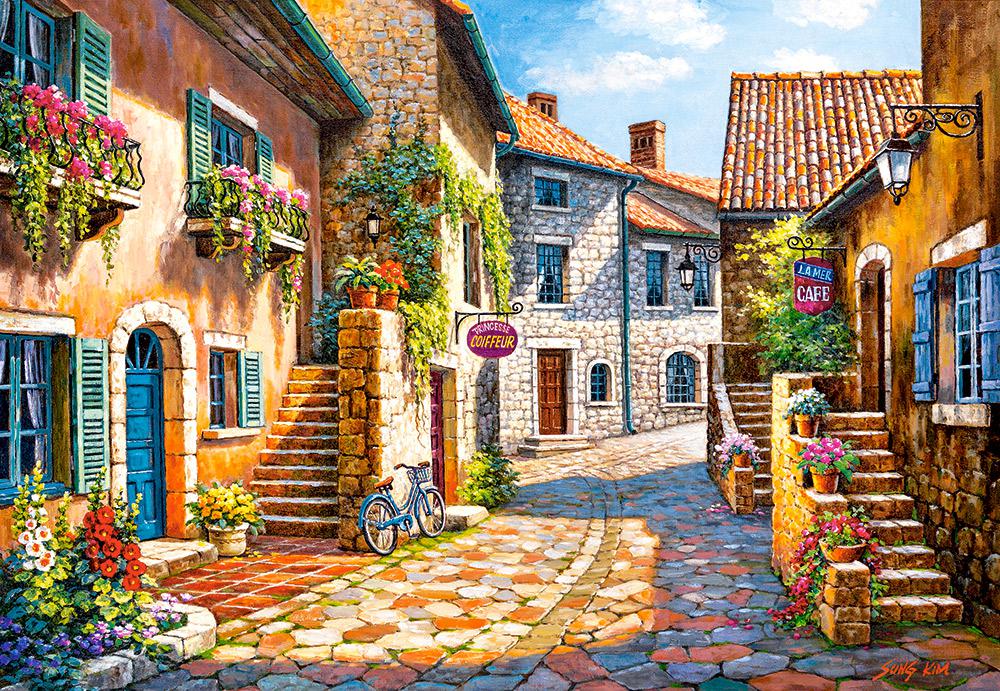 

Пазлы Castorland 1000 "Улица в цветах" 68*47 см