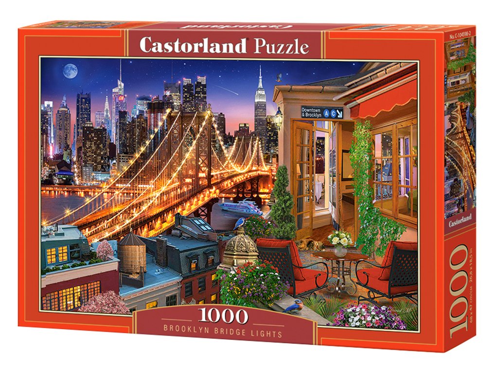 

Пазлы Castorland 1000 "Огни Бруклинского моста" 68*47 см