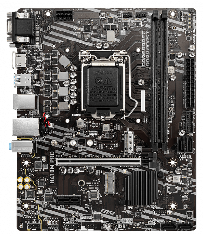 

Материнская плата MSI H410M Pro (s1200, Intel H410, PCI-Ex16)