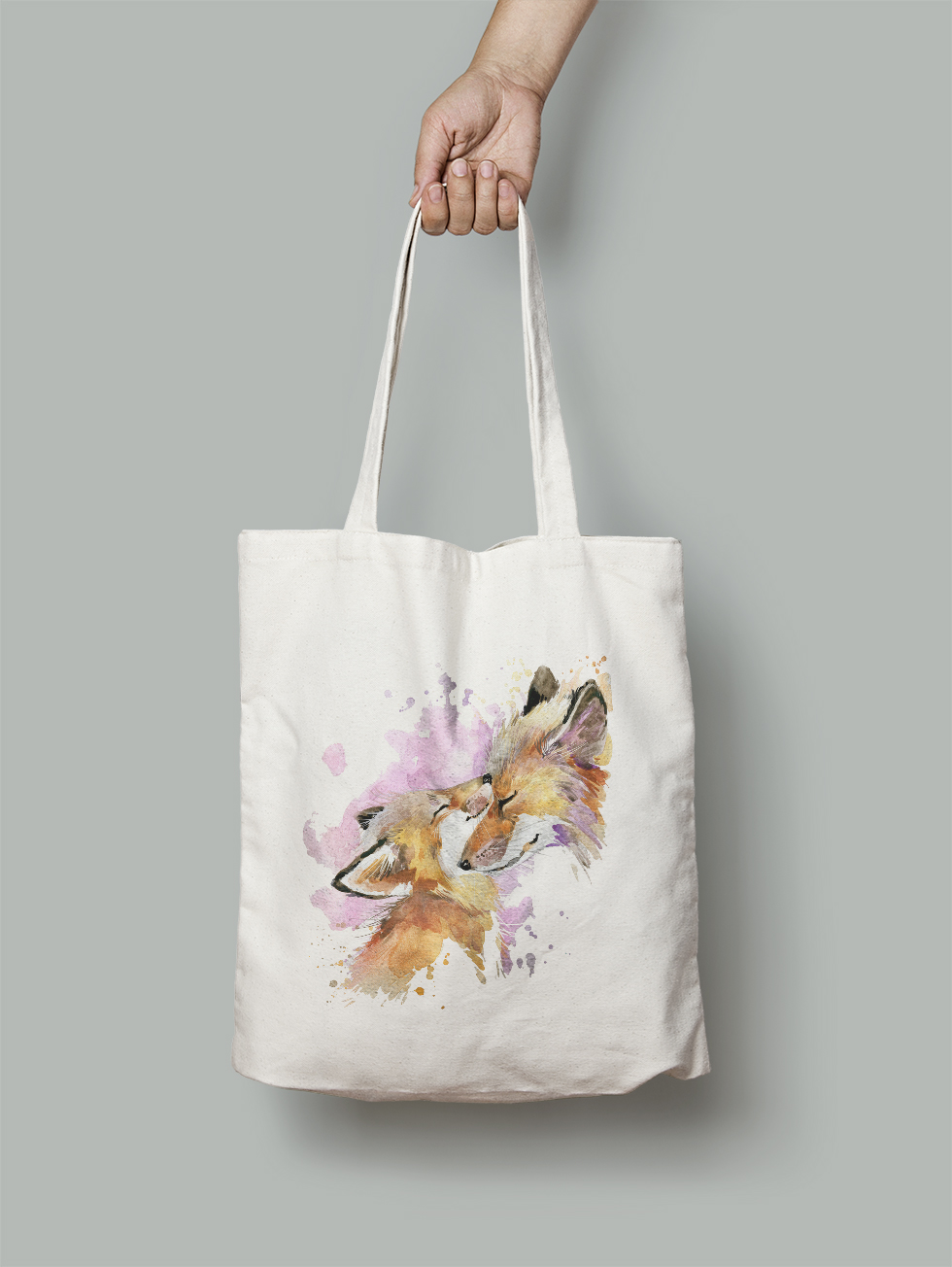 

Эко-сумка Owear с ярким принтом aqua361Bag-WH Светло-бежевый