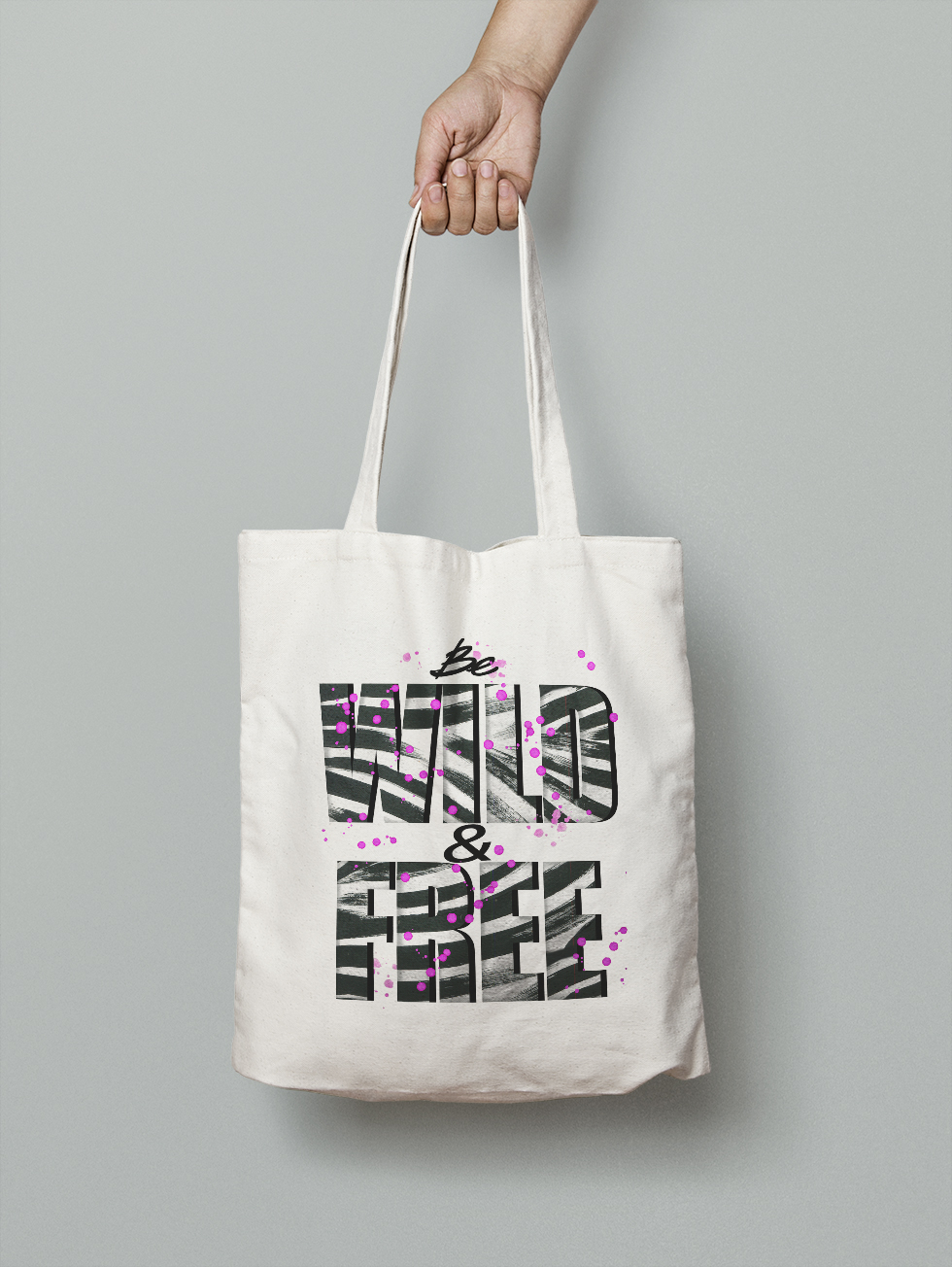 

Эко-сумка Owear с ярким принтом aqua209Bag-WH Светло-бежевый