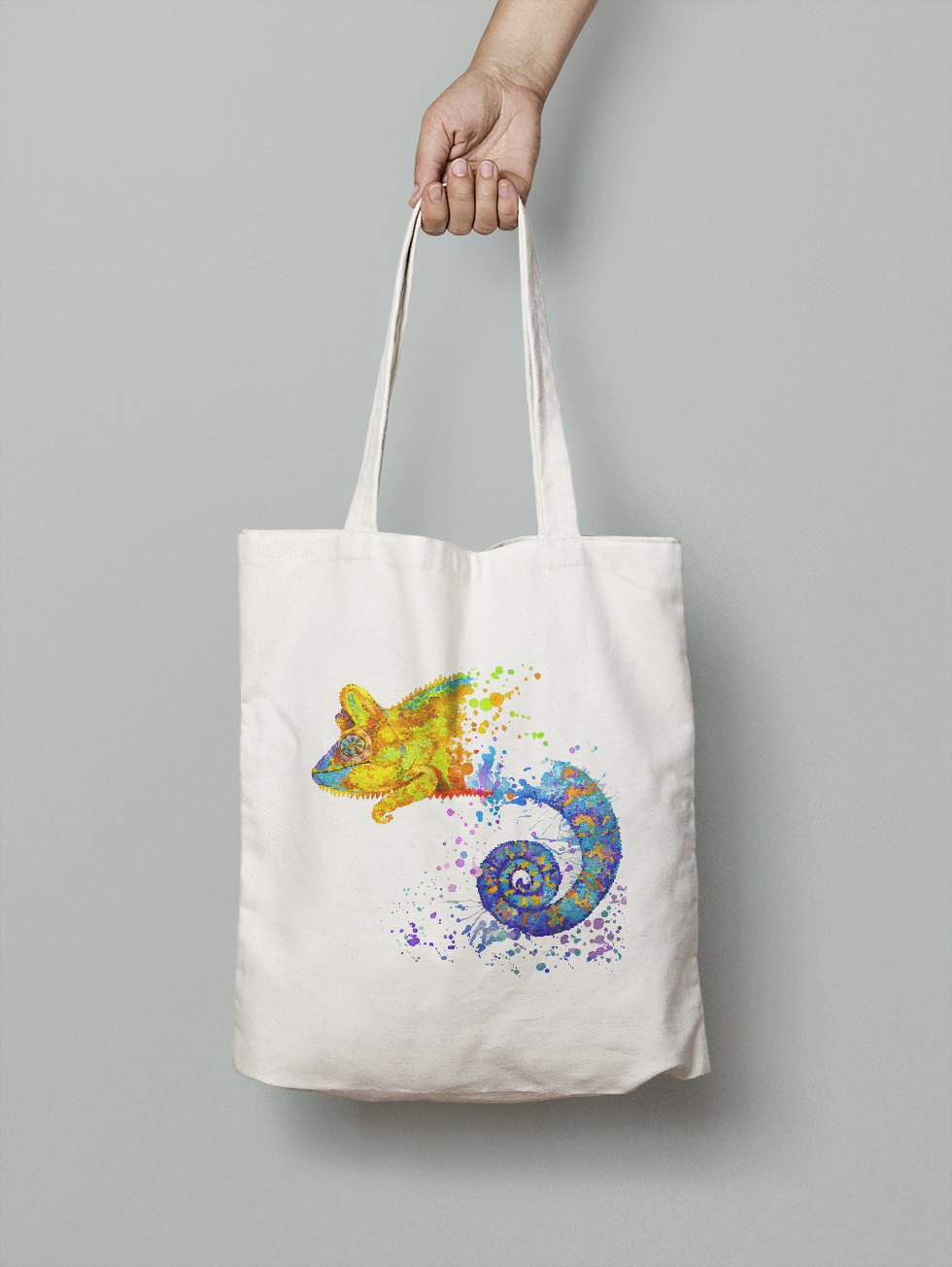 

Эко-сумка Owear с ярким принтом aqua13Bag-WH Светло-бежевый