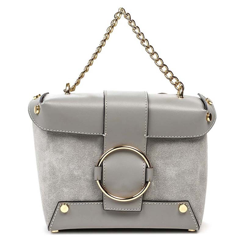 

Клатч кожаный Italian Bags Серый