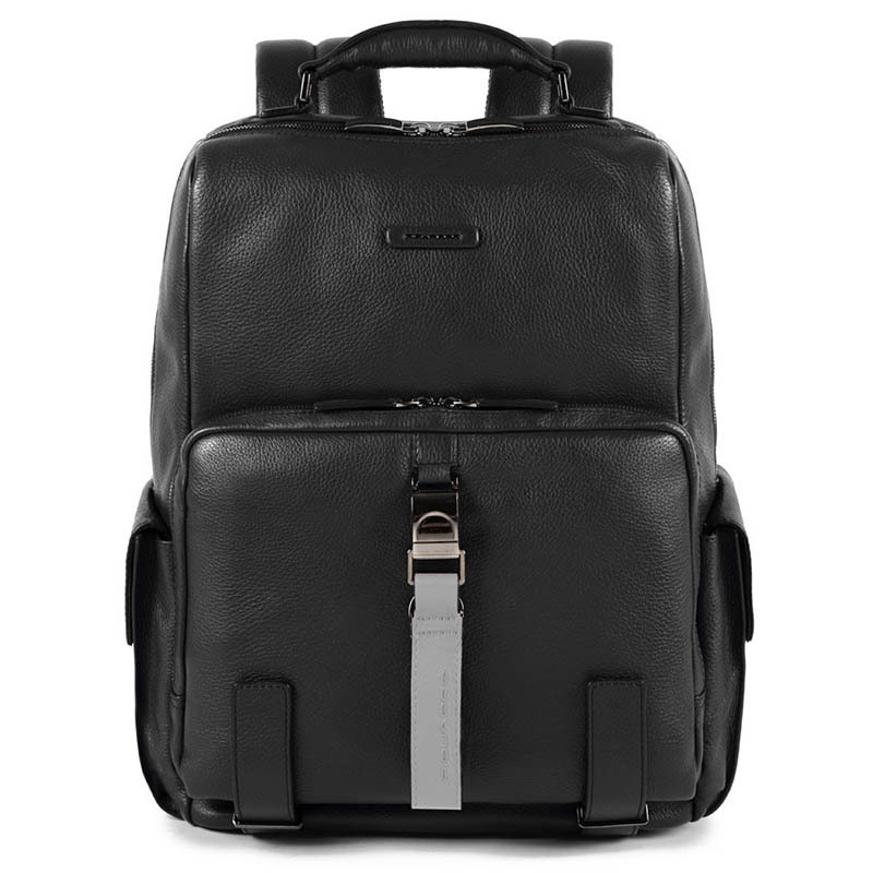 

Городской рюкзак Piquadro Modus Restyling Black с отд. д/ноут 14"/iPad с RFID защитой