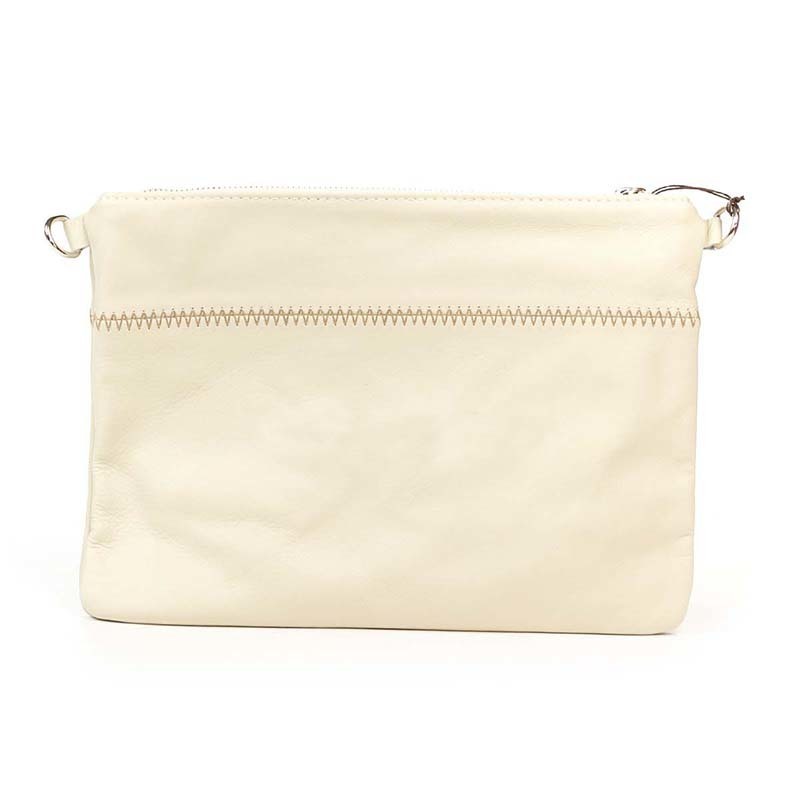 

Клатч кожаный Italian Bags Бежевый