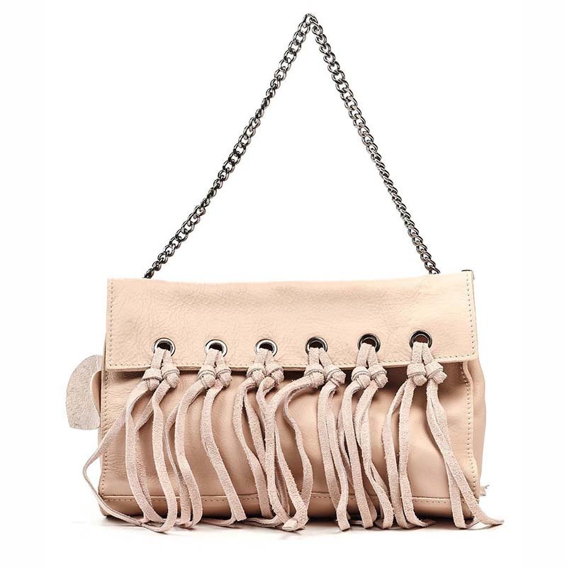 

Клатч кожаный Italian Bags Кофейный