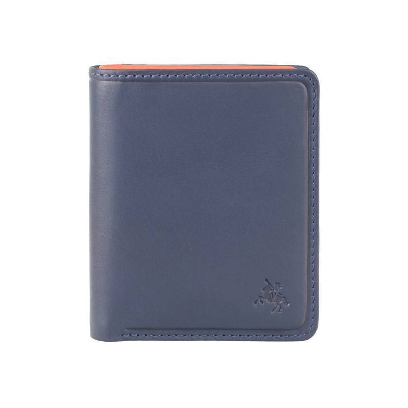 

Кошелек мужской Visconti Piana c RFID Steel Blue-Orange (PLR70 ST/BL/OR)
