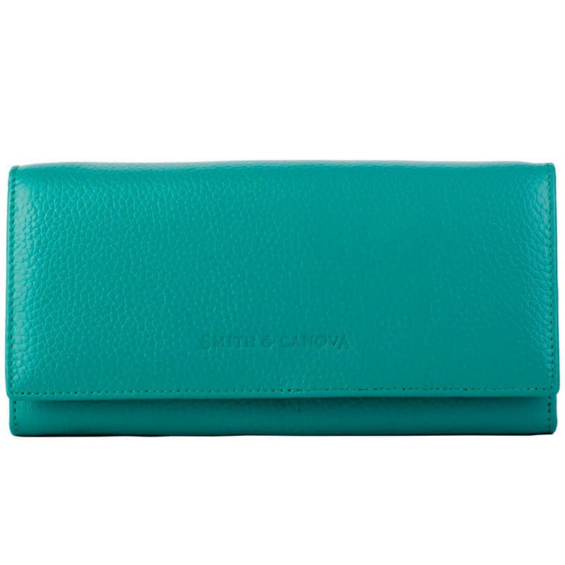 

Кошелек женский кожаный Smith / Canova Haxey Peacock (28609 PEACOCK)