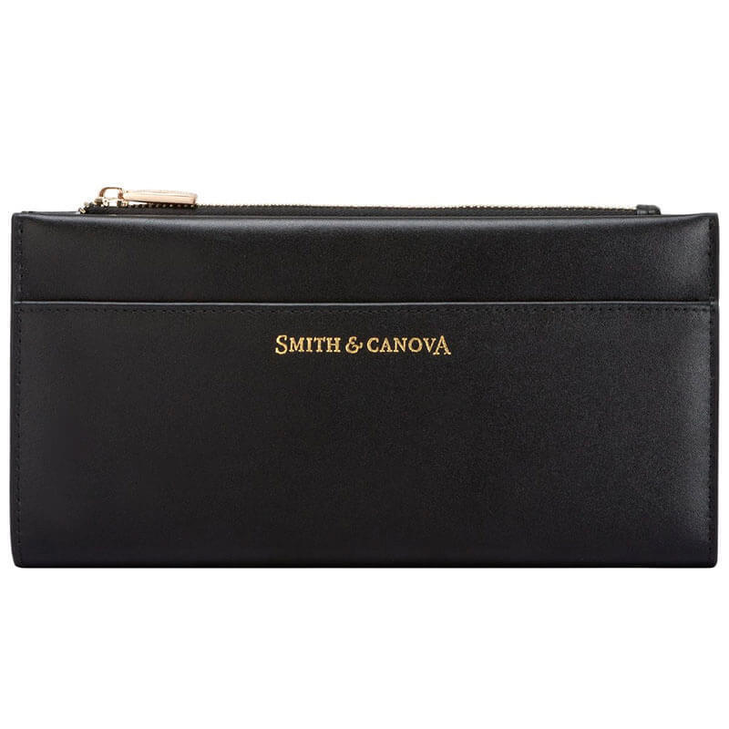 

Кошелек женский кожаный Smith / Canova Josephine Black (26811 BLK)