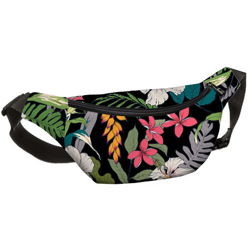 

Сумка на пояс бананка Bumbag Presentville Тропики 27х16 см